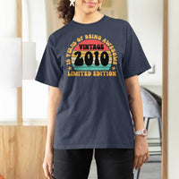 16th Birthday T Shirt For Women Vintage 16yr 2010 Limited Edition 16 Year Old Gift