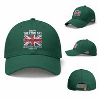 Happy Treason Day Ungrateful Colonials Baseball Cap Funny 4th of July British Flag