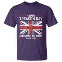 Happy Treason Day Ungrateful Colonials T Shirt Funny 4th of July British Flag