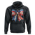 Coquette 4th Of July Hoodie USA Bow American Flag Red White and Blue - Wonder Print Shop