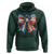 Coquette 4th Of July Hoodie USA Bow American Flag Red White and Blue - Wonder Print Shop