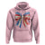 Coquette 4th Of July Hoodie USA Bow American Flag Red White and Blue - Wonder Print Shop