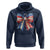 Coquette 4th Of July Hoodie USA Bow American Flag Red White and Blue - Wonder Print Shop
