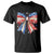 Coquette 4th Of July T Shirt USA Bow American Flag Red White and Blue - Wonder Print Shop