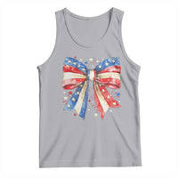 Coquette 4th Of July Tank Top USA Bow American Flag Red White and Blue - Wonder Print Shop