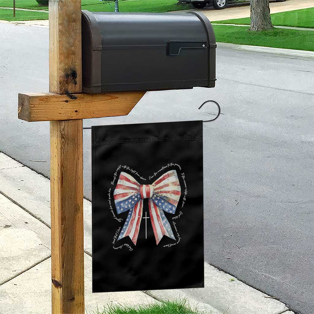 Patriotic Coquette 4th Of July Garden Flag God Bless America - Wonder Print Shop