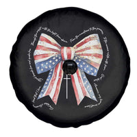 Patriotic Coquette 4th Of July Spare Tire Cover God Bless America - Wonder Print Shop