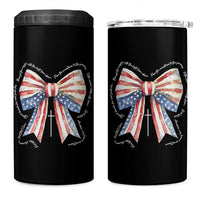 Patriotic Coquette 4th Of July 4 in 1 Can Cooler Tumbler God Bless America - Wonder Print Shop