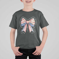 Patriotic Coquette 4th Of July T Shirt For Kid God Bless America - Wonder Print Shop