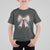 Patriotic Coquette 4th Of July T Shirt For Kid God Bless America - Wonder Print Shop