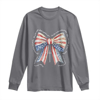 Patriotic Coquette 4th Of July Long Sleeve Shirt God Bless America - Wonder Print Shop