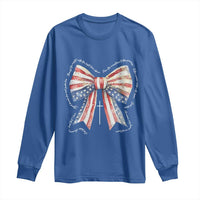Patriotic Coquette 4th Of July Long Sleeve Shirt God Bless America - Wonder Print Shop