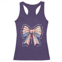 Patriotic Coquette 4th Of July Racerback Tank Top God Bless America - Wonder Print Shop