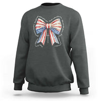 Patriotic Coquette 4th Of July Sweatshirt God Bless America - Wonder Print Shop