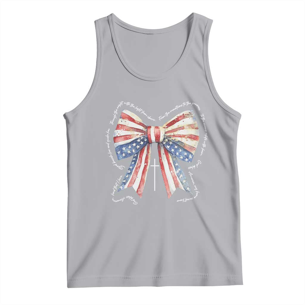 Patriotic Coquette 4th Of July Tank Top God Bless America - Wonder Print Shop