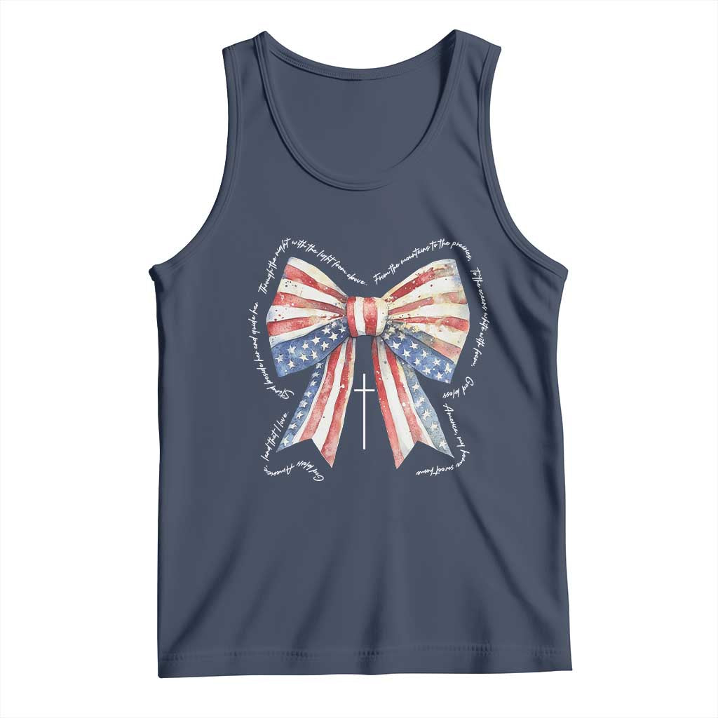 Patriotic Coquette 4th Of July Tank Top God Bless America - Wonder Print Shop