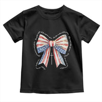 Patriotic Coquette 4th Of July Toddler T Shirt God Bless America - Wonder Print Shop