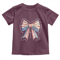 Patriotic Coquette 4th Of July Toddler T Shirt God Bless America - Wonder Print Shop