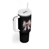 Patriotic Coquette 4th Of July Tumbler With Handle God Bless America - Wonder Print Shop