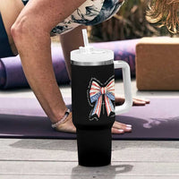Patriotic Coquette 4th Of July Tumbler With Handle God Bless America - Wonder Print Shop