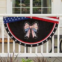 Coquette 4th Of July Patriotic Fan Flag God Bless America