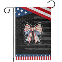 Patriotic Coquette 4th Of July Garden Flag God Bless America