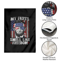 Funny Abe Lincoln 4th Of July Garden Flag My Farts Smell Like Freedom American Flag - Wonder Print Shop