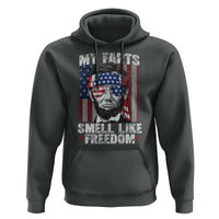 Funny Abe Lincoln 4th Of July Hoodie My Farts Smell Like Freedom American Flag - Wonder Print Shop