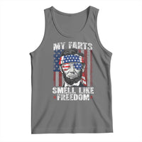 Funny Abe Lincoln 4th Of July Tank Top My Farts Smell Like Freedom American Flag - Wonder Print Shop