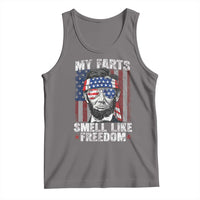 Funny Abe Lincoln 4th Of July Tank Top My Farts Smell Like Freedom American Flag - Wonder Print Shop