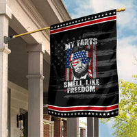 Funny Abe Lincoln 4th Of July Garden Flag My Farts Smell Like Freedom American Flag
