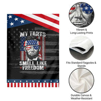 Funny Abe Lincoln 4th Of July Garden Flag My Farts Smell Like Freedom American Flag