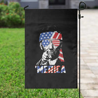 Funny Lincoln 4th Of July Merica Garden Flag Abe American Flag - Wonder Print Shop