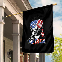 Funny Lincoln 4th Of July Merica Garden Flag Abe American Flag - Wonder Print Shop