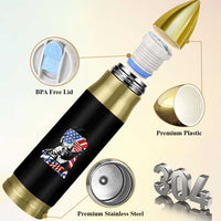 Funny Lincoln 4th Of July Merica Bullet Tumbler Abe American Flag - Wonder Print Shop