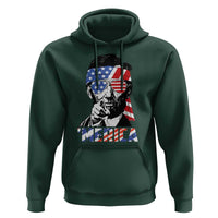 Funny Lincoln 4th Of July Merica Hoodie Abe American Flag - Wonder Print Shop