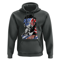 Funny Lincoln 4th Of July Merica Hoodie Abe American Flag - Wonder Print Shop