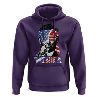 Funny Lincoln 4th Of July Merica Hoodie Abe American Flag - Wonder Print Shop