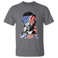 Funny Lincoln 4th Of July Merica T Shirt Abe American Flag - Wonder Print Shop