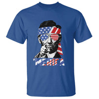 Funny Lincoln 4th Of July Merica T Shirt Abe American Flag - Wonder Print Shop