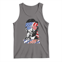 Funny Lincoln 4th Of July Merica Tank Top Abe American Flag - Wonder Print Shop