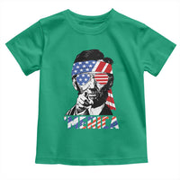 Funny Lincoln 4th Of July Merica Toddler T Shirt Abe American Flag - Wonder Print Shop