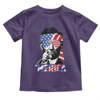 Funny Lincoln 4th Of July Merica Toddler T Shirt Abe American Flag - Wonder Print Shop