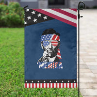Funny Lincoln 4th Of July Merica Garden Flag Abe American Flag