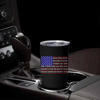 Vintage American Flag Tumbler Cup With States 4th Of July - Wonder Print Shop