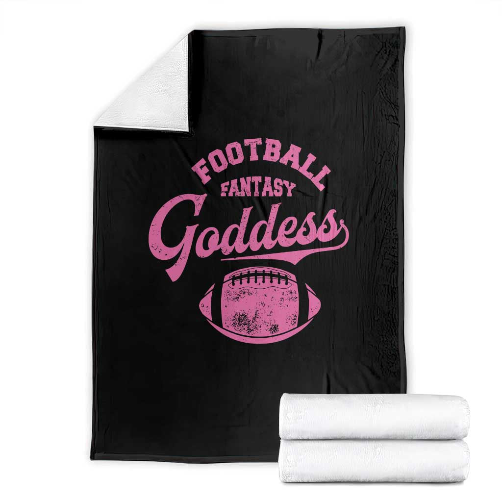 Fantasy Football Goddess Throw Blanket Sports Party Gifts - Wonder Print Shop