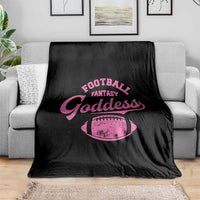 Fantasy Football Goddess Throw Blanket Sports Party Gifts - Wonder Print Shop