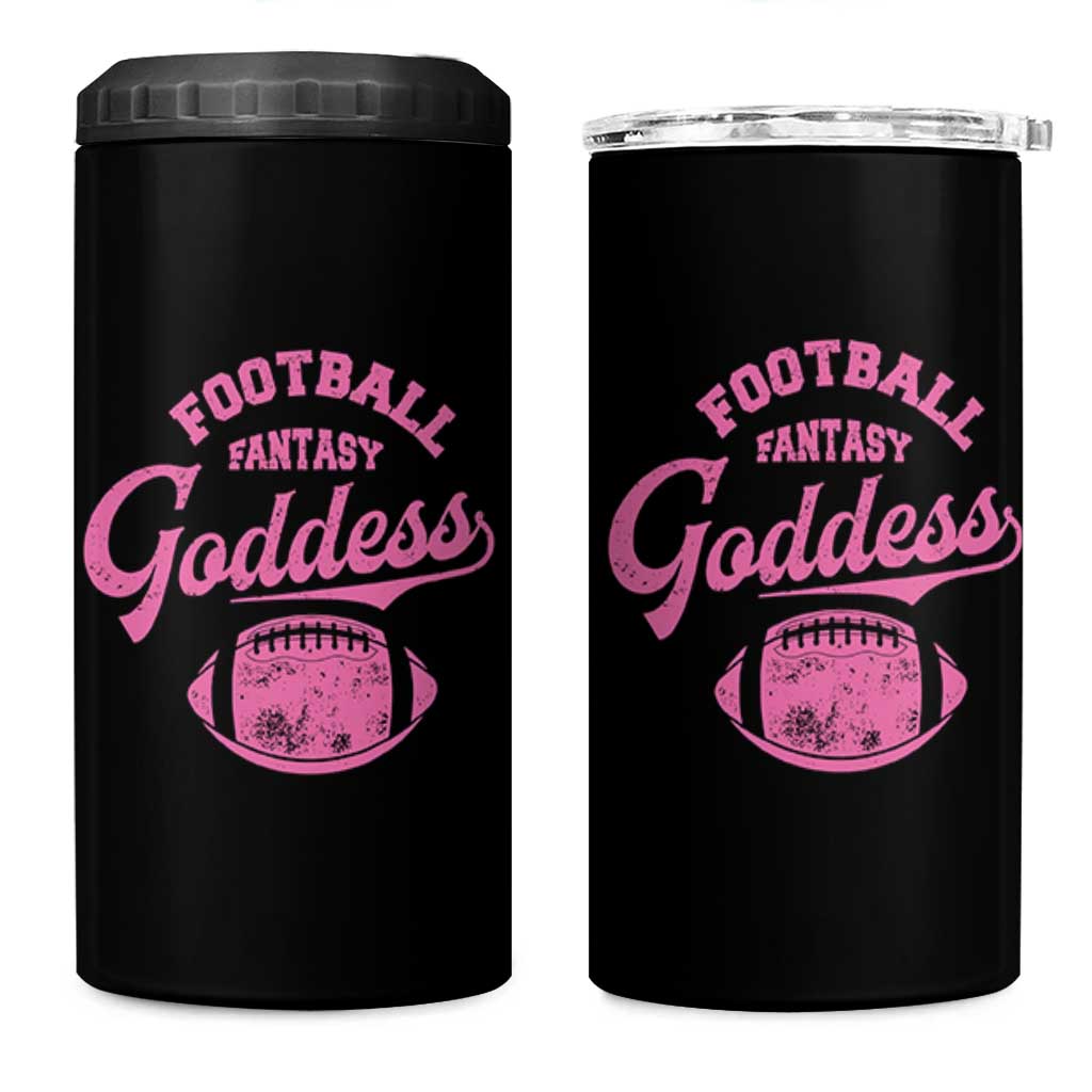 Fantasy Football Goddess 4 in 1 Can Cooler Tumbler Sports Party Gifts - Wonder Print Shop