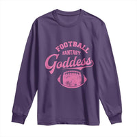 Fantasy Football Goddess Long Sleeve Shirt Sports Party Gifts - Wonder Print Shop