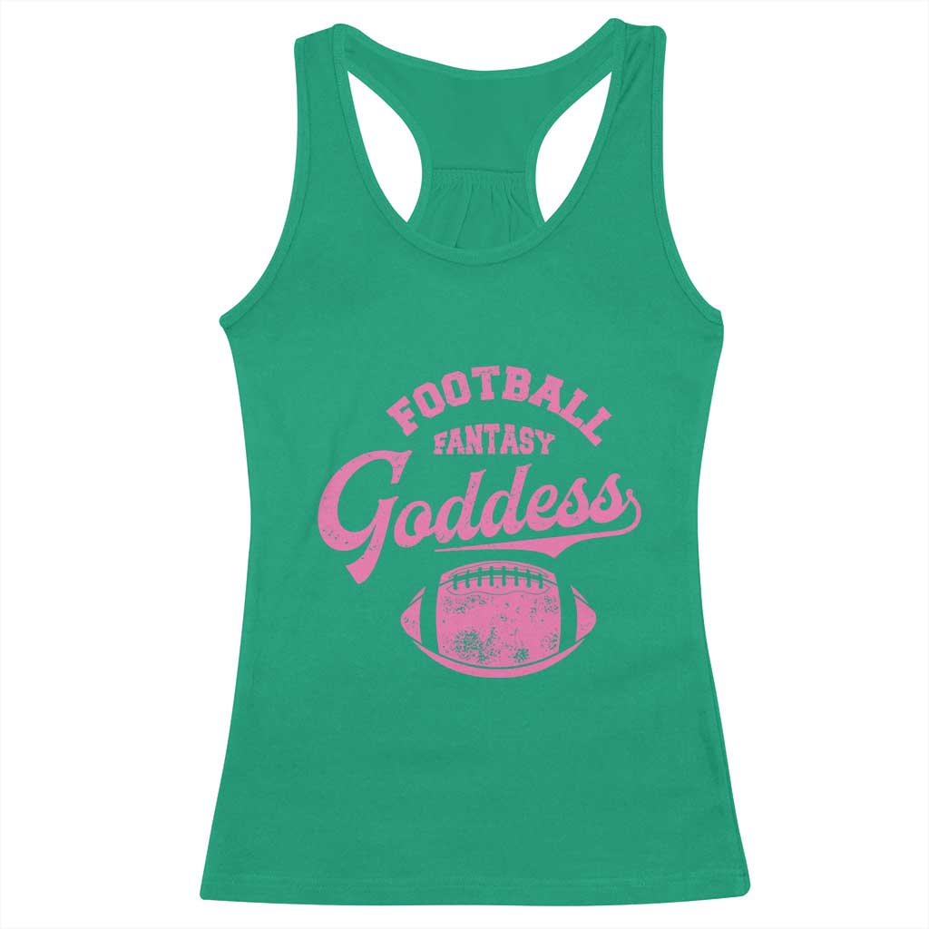 Fantasy Football Goddess Racerback Tank Top Sports Party Gifts - Wonder Print Shop